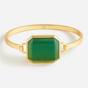 J. Crew emerald cut bangle / bracelet / cuff